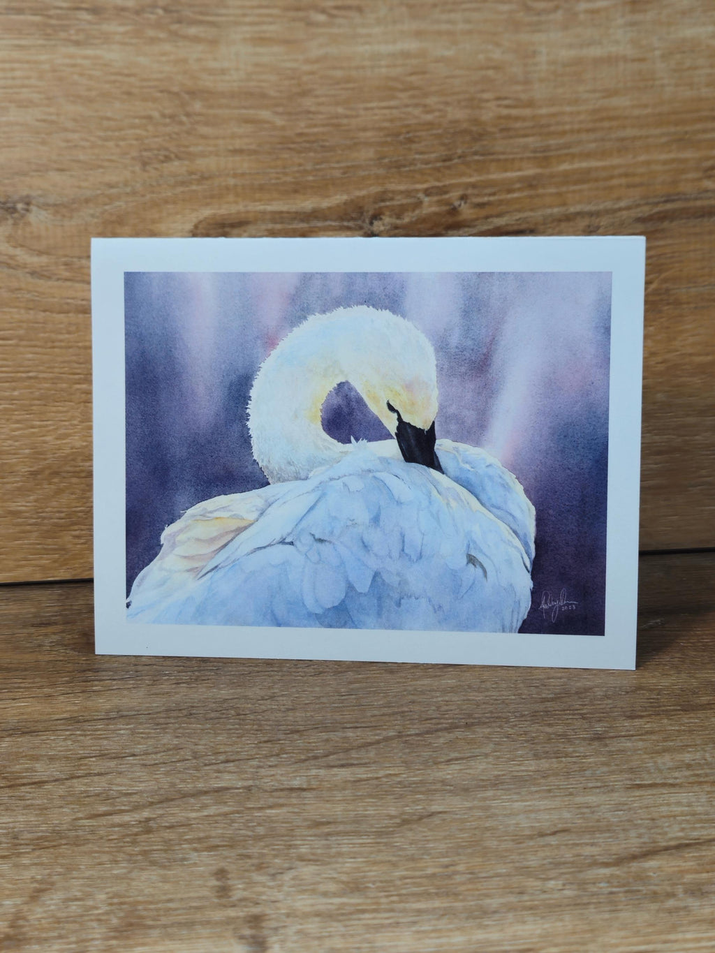 Swan Greeting Card