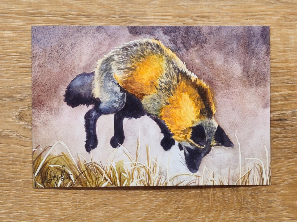Fox Postcard Pack, fine art Postcards by Ashley Nelson