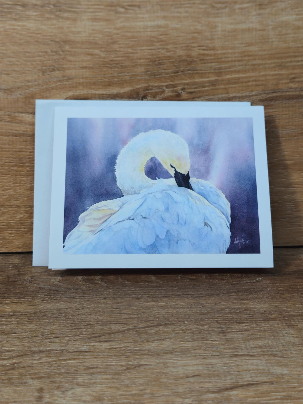 Swan Greeting Card