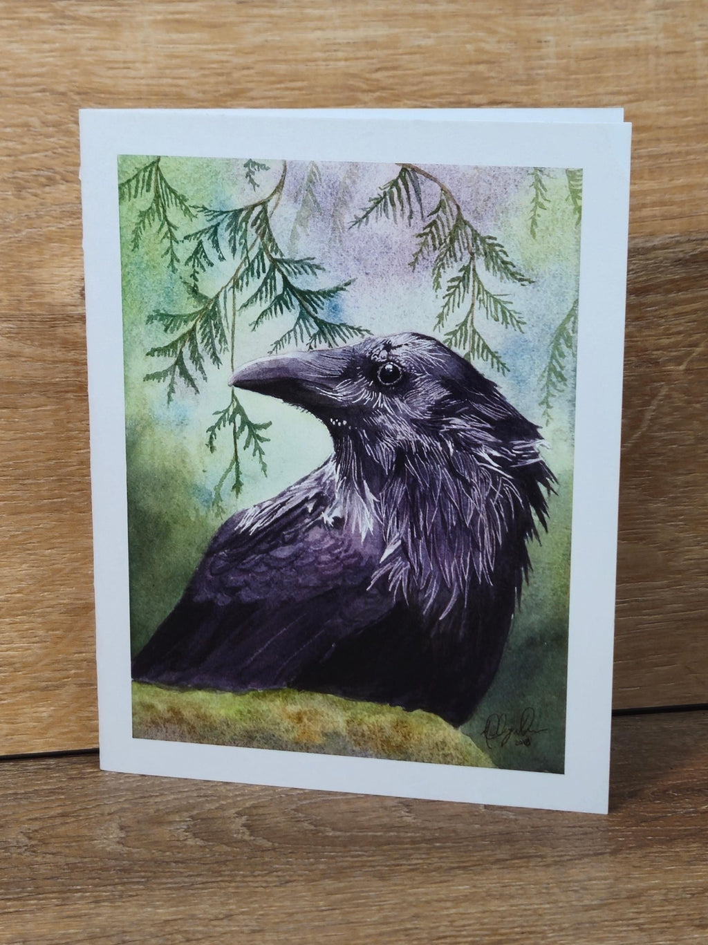 Raven Greeting Card