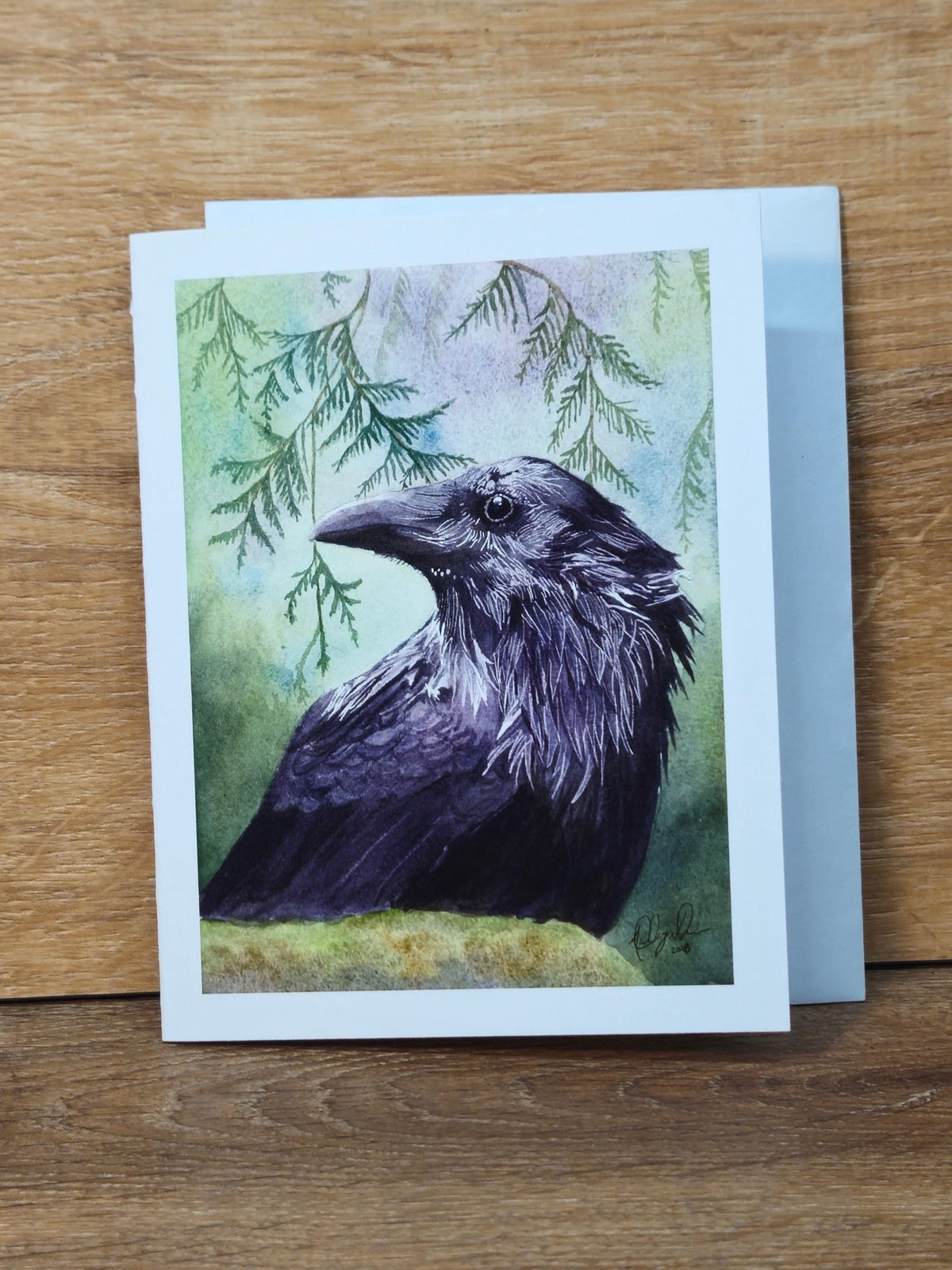 Raven Greeting Card