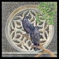 Crows of the Cathedral Fine Art Watercolor Print by Ashley Nelson