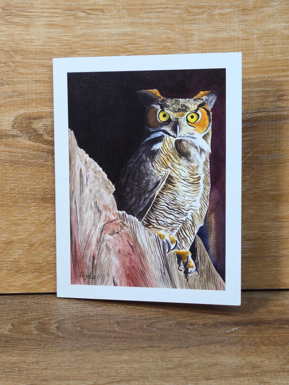 Great Horned Owl Greeting Card