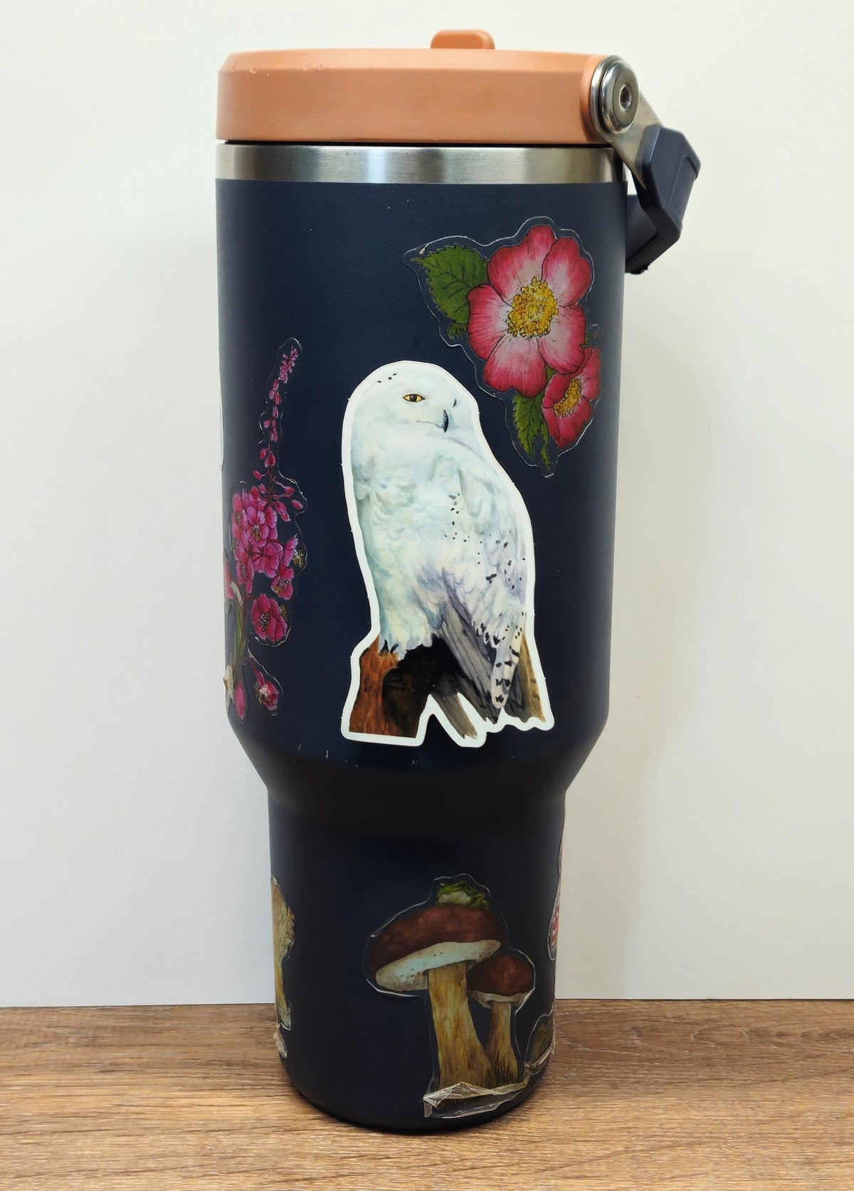 Snowy Owl Vinyl Sticker by Ashley Nelson