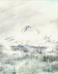 Mt. Hood Fine Art Watercolor Print by Ashley Nelson