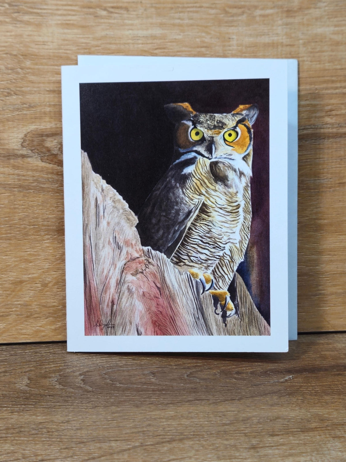 Great Horned Owl Greeting Card